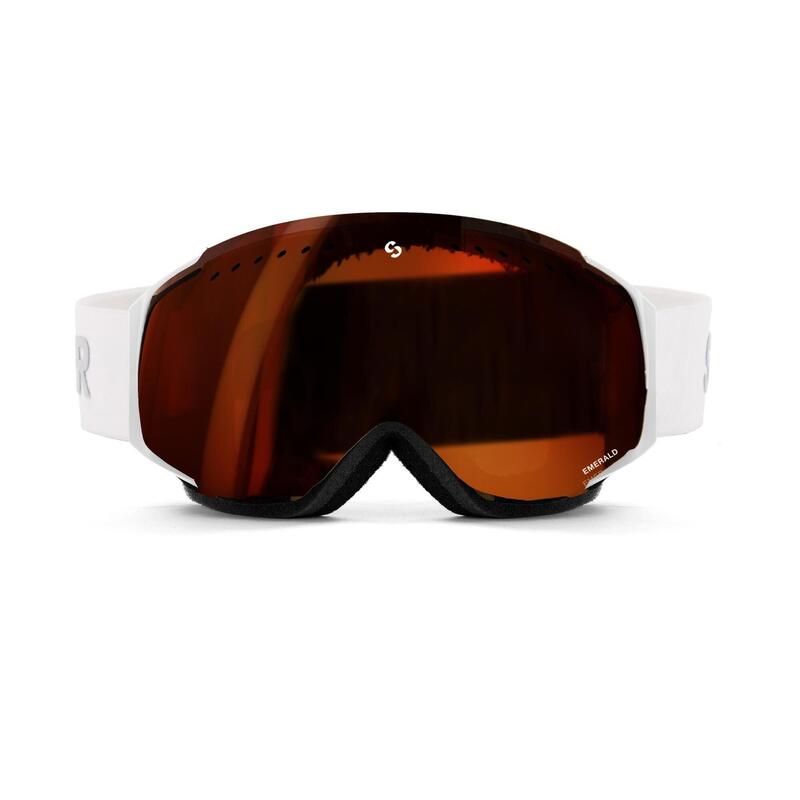 Sí/Snowboard szemüveg, SINNER Emerald, Fehér