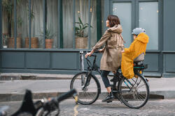 Imperméable enfant pour siège vélo, unisexe, tissu recyclé