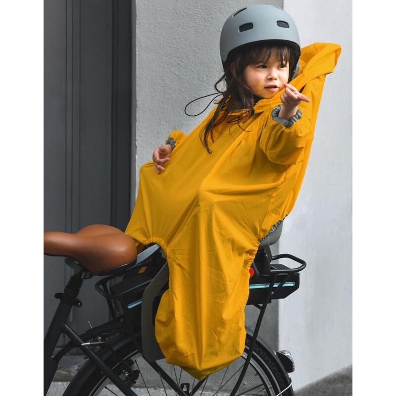 Imperméable enfant pour siège vélo, unisexe, Oeko-tex
