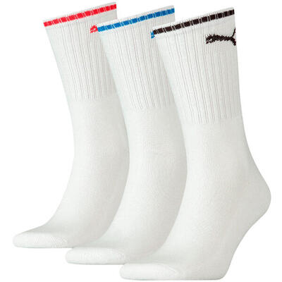 Puma Sportsocken Tennissocken Crew Socken Stripe Tennis Socken Unisex 3 Paar