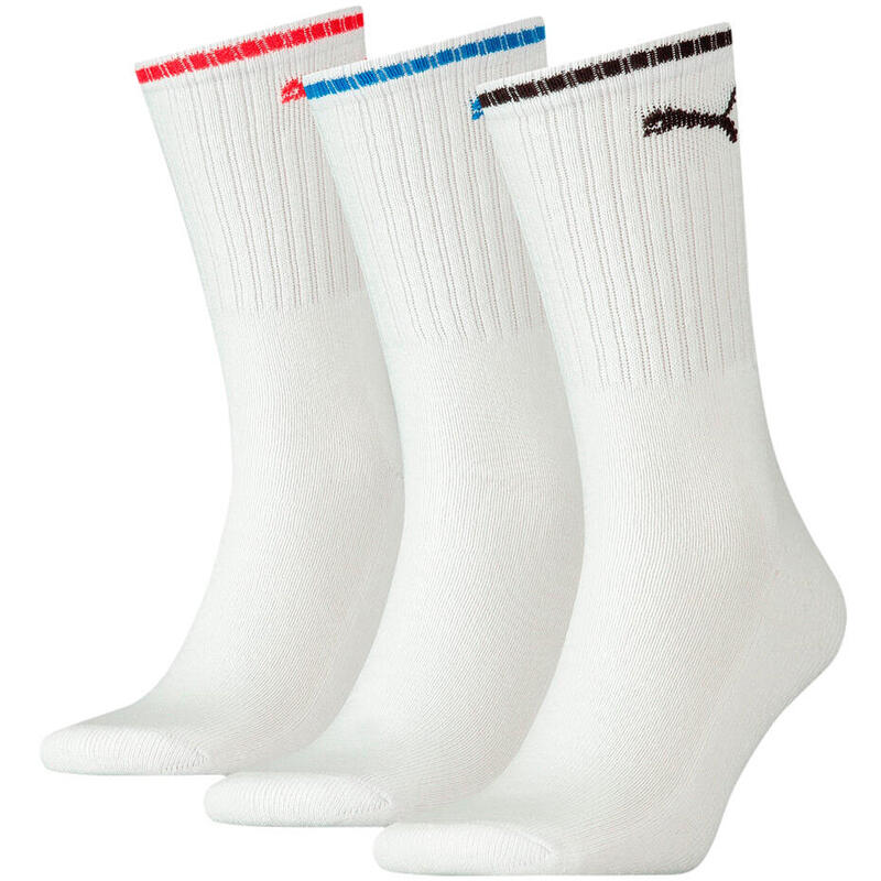 Skarpety Puma Sport Crew Stripe 3Pack białe