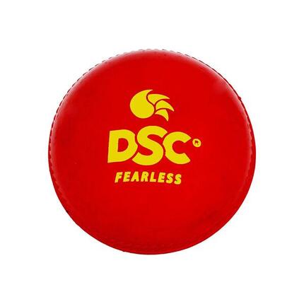 DSC Synthetische Wobble Leder Cricket Ball (rot)| Wasserdichtes Leder Ball