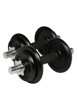 Ensemble d'haltères courts en 2 parties 20 kg