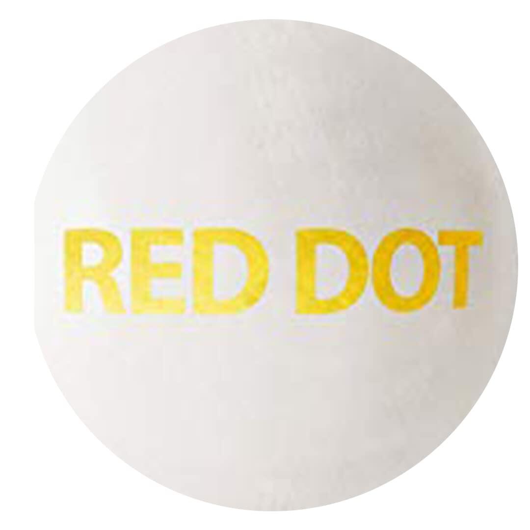 DSC Red Dot Leder Cricket Ball (Weiß)| Wasserdichtes Leder Ball 5/5