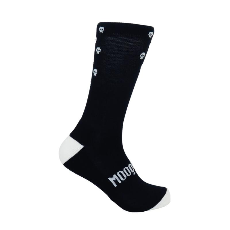 Calcetines Ciclismo Invierno Térmicos Thermolite Hilo Cobre Mooquer Hallo Negros