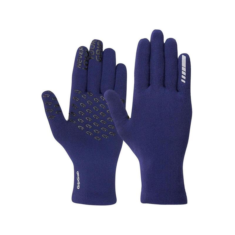 Gripgrab Waterproof Knitted Winter Gloves Black - M/L