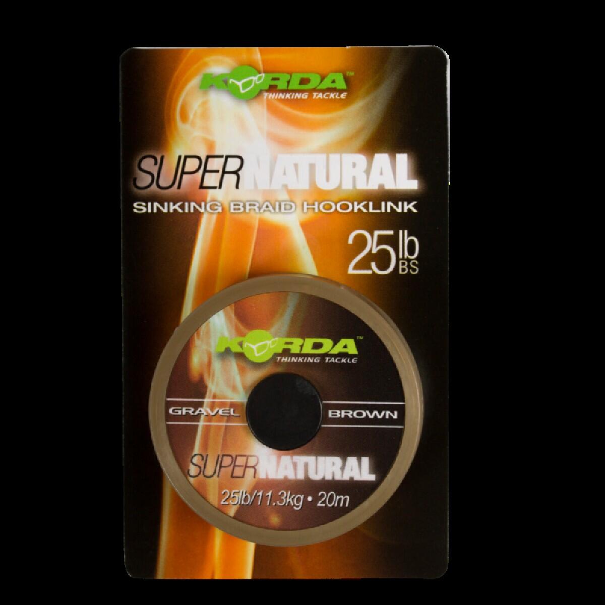 KORDA Korda Super Natural - Gravel Brown 20m 18 lb - Korda Klein Materiaal