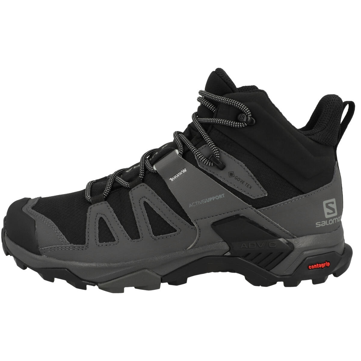 Salomon - Chaussures Randonnée Hommes Salomon X Ultra Mid 4 Wide Gtx - Chaussures De Sport - Noir - Decathlon