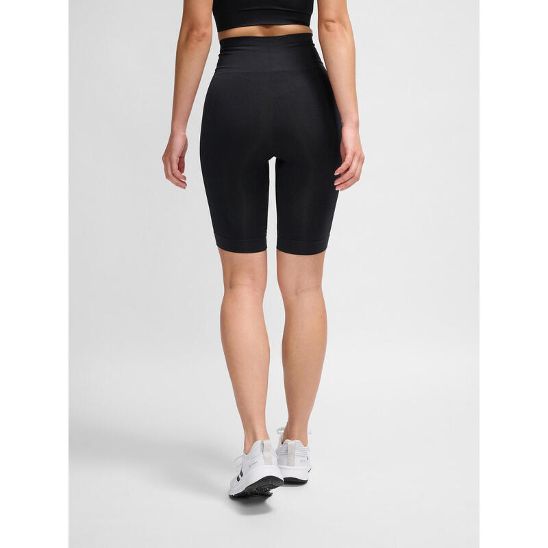 Cycling Korte Broek Hmltif Yoga Dames Rekbaar Sneldrogend Naadloos Hummel