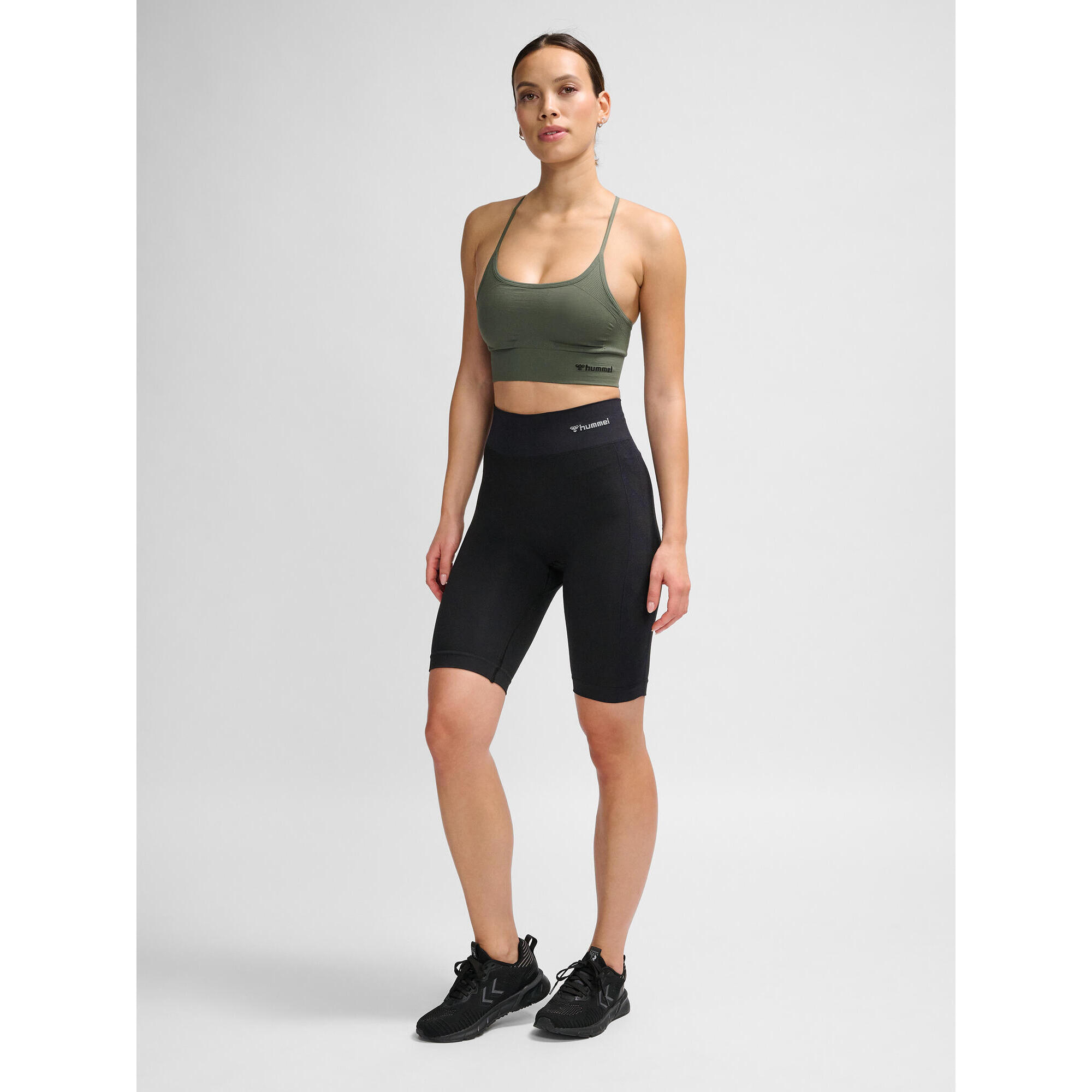 Hummel HmlCLEA Seamless Sports Top Damen – Nahtlos, Atmungsaktiv, Mit BEECOOL Technologie, Für Yoga & Sport
