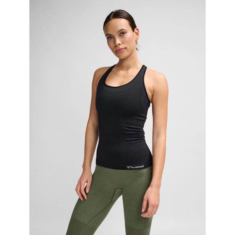 Top Hmlclea Yoga Femme Respirant Séchage Rapide Sans Couture Hummel