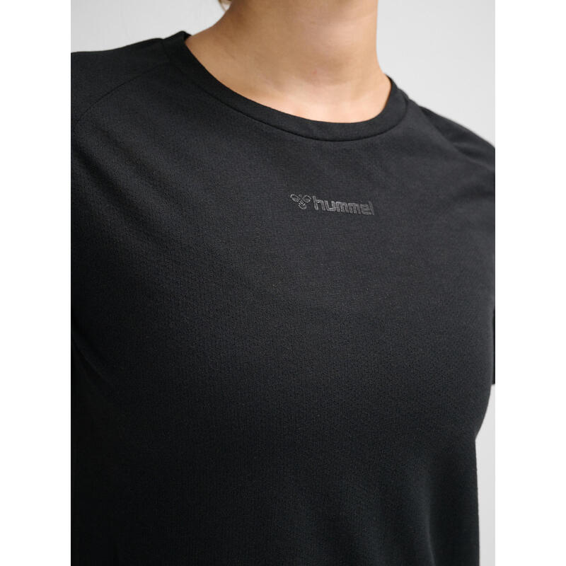 T-Shirt Hmlmt Yoga Vrouwelijk Ademend Licht Ontwerp Hummel