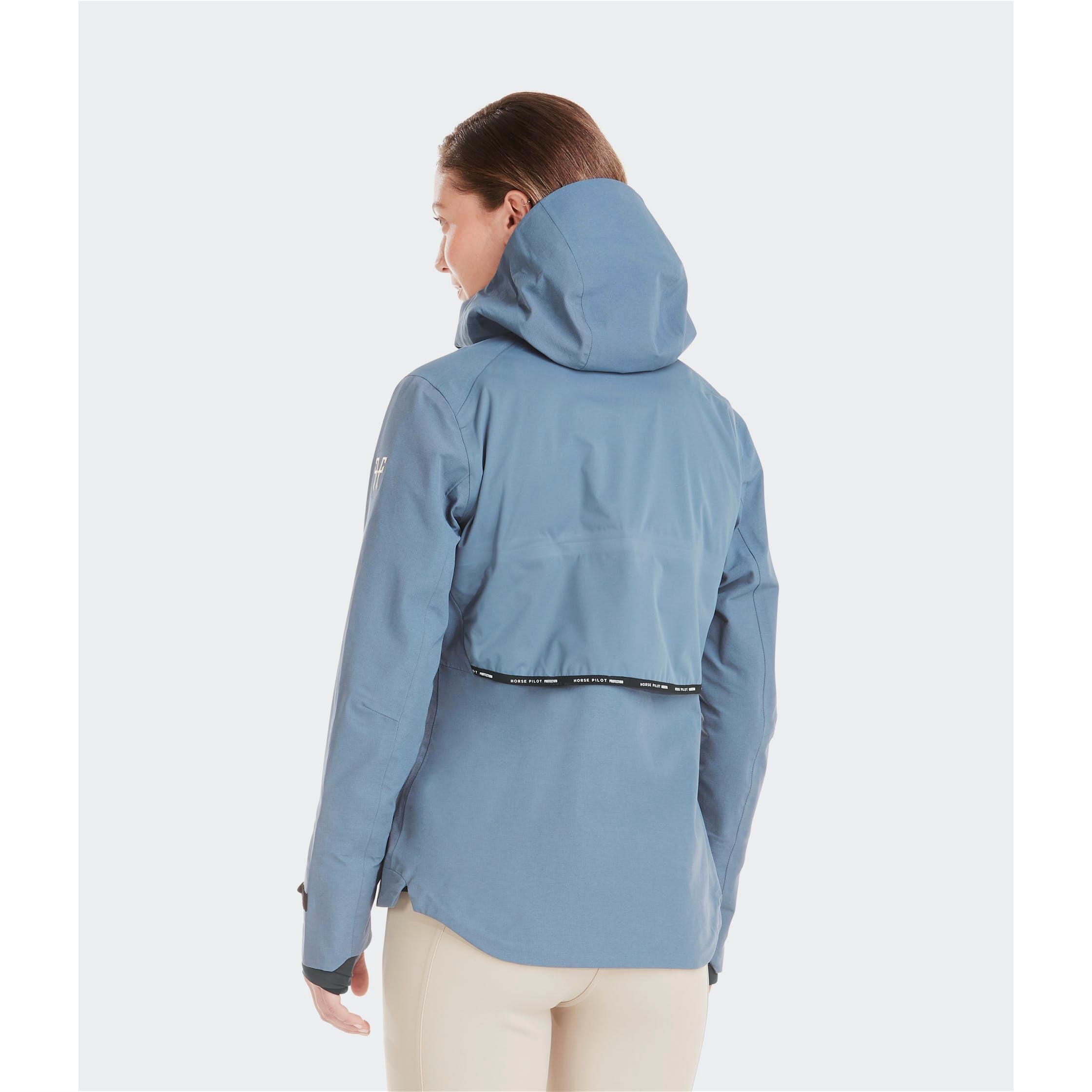 Veste imperméable à capuche femme Horse Pilot Element 2/7