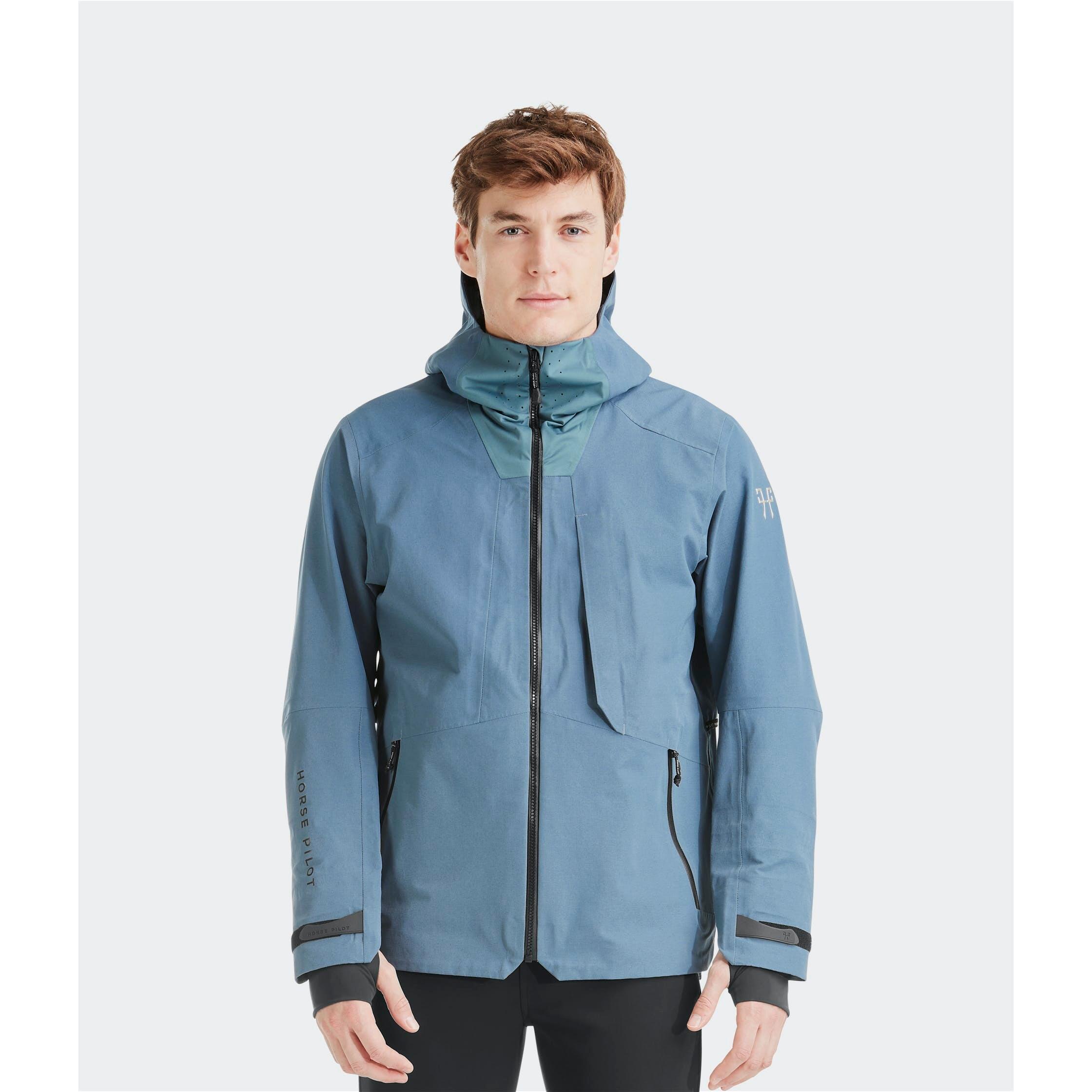 Horse Pilot - Veste Imperméable À Capuche Horse Pilot Element - Poncho - Bleu|vert - 48 Xl - Decathlon