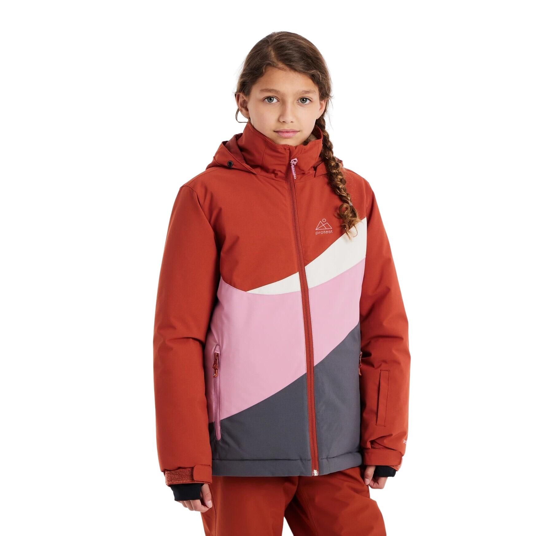 Protest - Veste De Ski Fille Protest Prtcoot - Doudoune Synthétique - Orange|rouge - 14 À 16 Ans - Decathlon