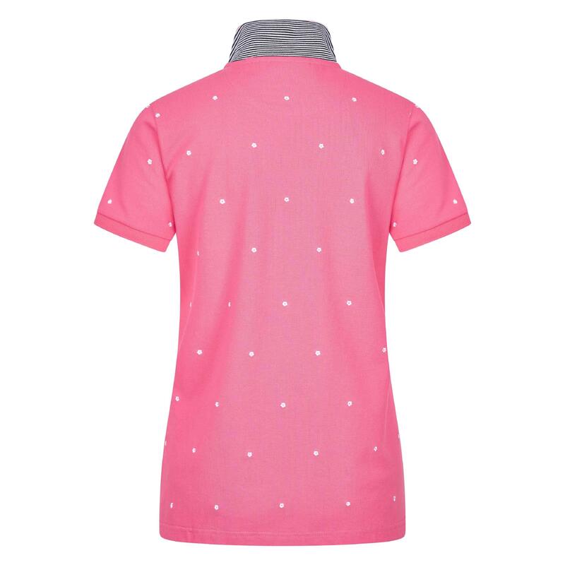 Polo d'équitation femme HV Society Fleur