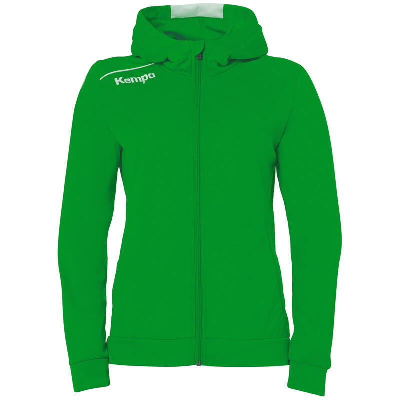 Kempa Dames Emotion Jacket met capuchon - Rood-Wit