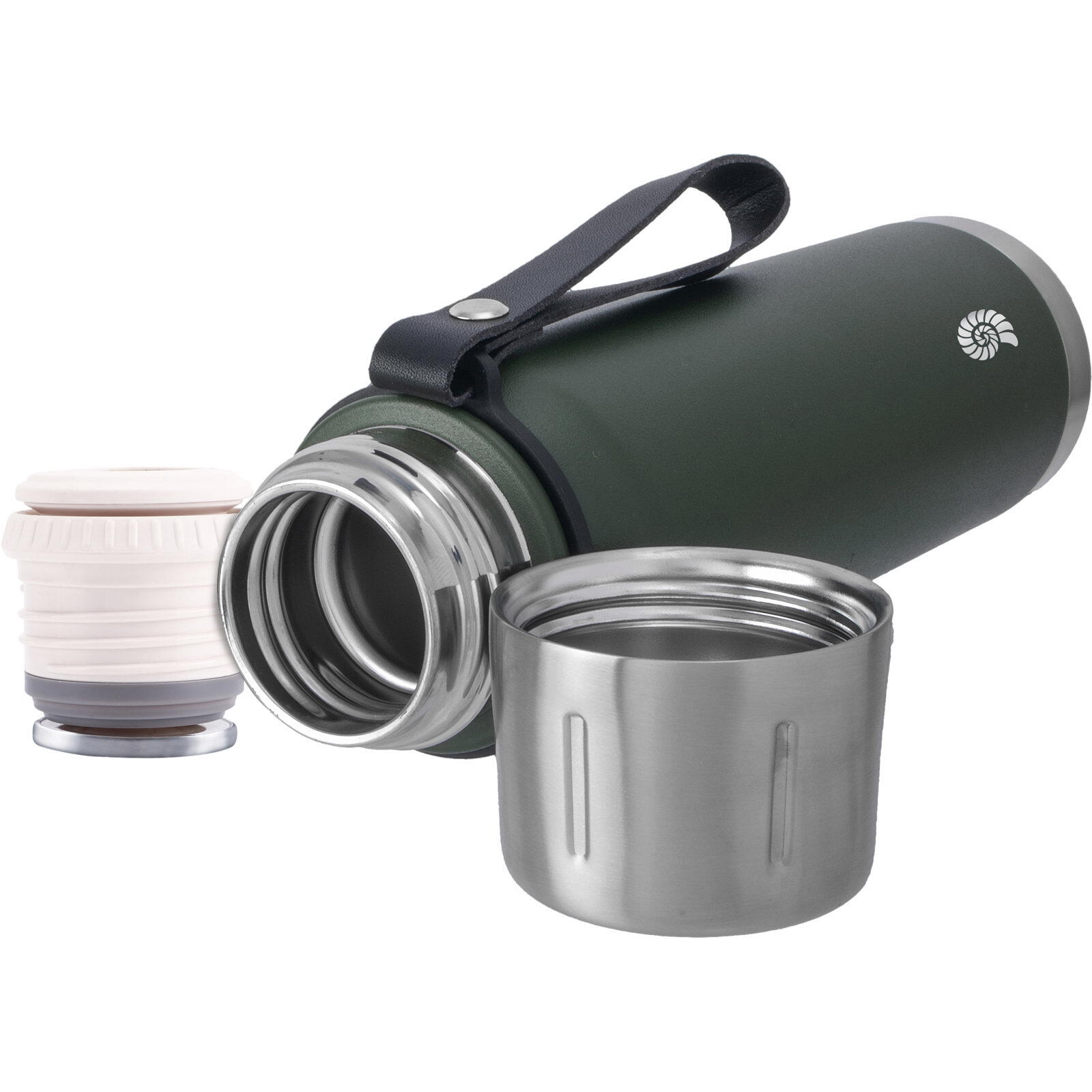 Isolierflasche RockSteel 0,75 L oliv 4/7