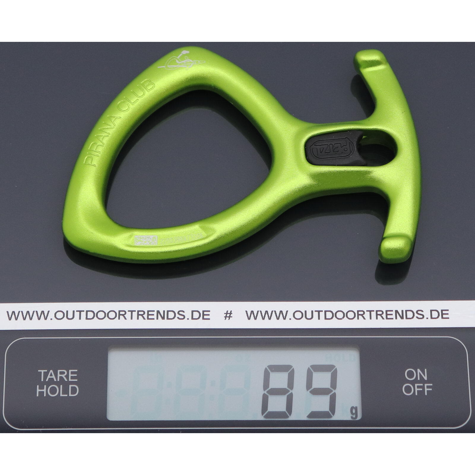 Petzl PIRANA Club — Descendeur frein modulable, noir 7/7