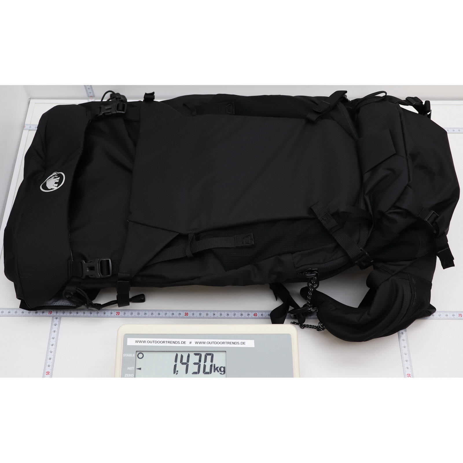 Sac à dos randonnée Mammut Lithium 40 L Sapphire Black réglable 46–51 cm 5/5