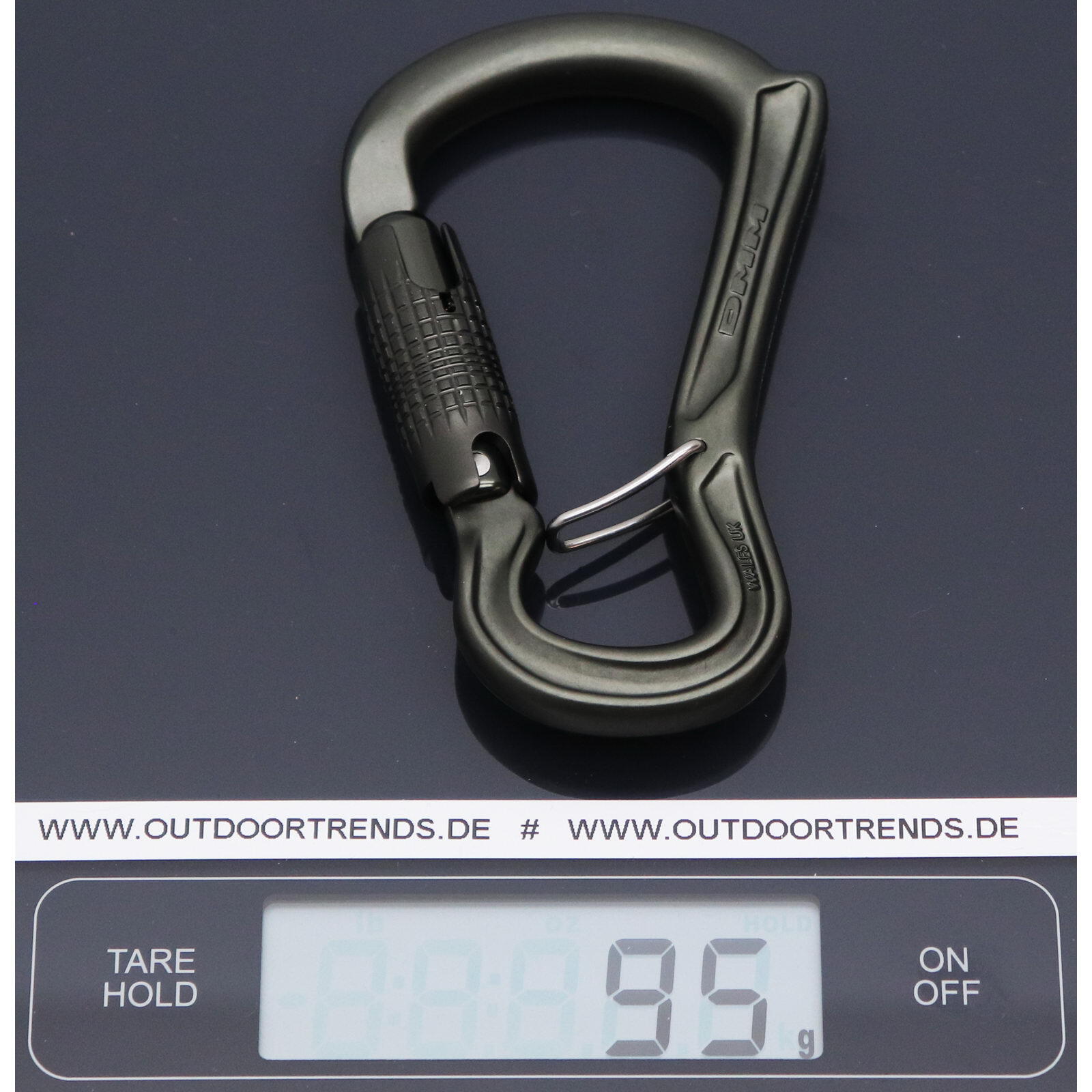 HMS Karabiner Ceros Locksafe titanium-green 2/2