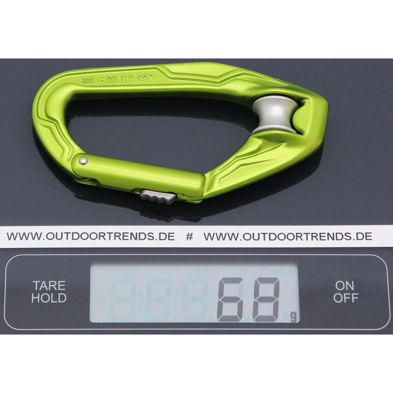 Karabiner mit Seilrolle Axiom Slider oasis