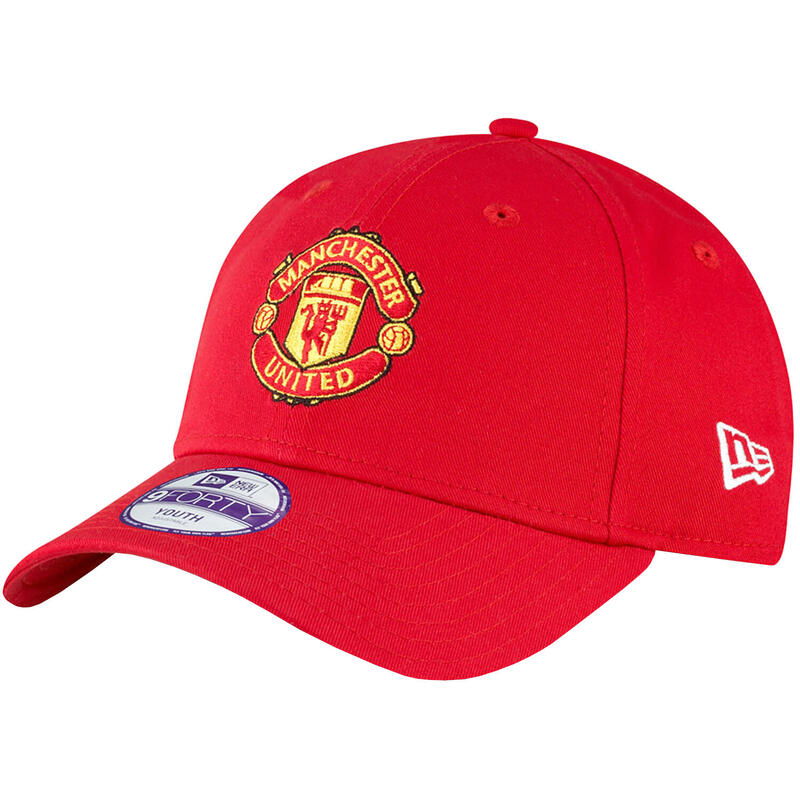 Fiú baseball sapka, New Era 9FORTY Kids Core Manchester United Cap, piros