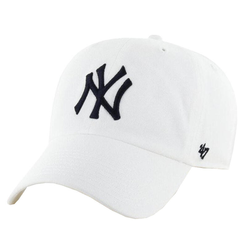 Férfi baseball sapka, 47 Brand New York Yankees MLB Clean Up Cap, fehér