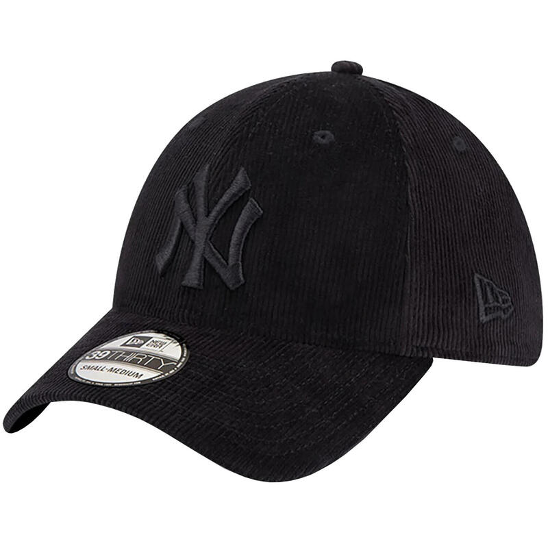 Férfi baseball sapka, New Era Cord 39THIRTY New York Yankees Cap, fekete