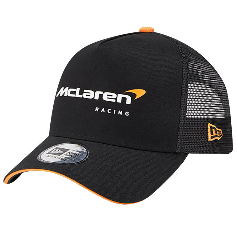 Férfi baseball sapka, New Era Core Trucker A-Frame McLaren Racing Cap, fekete