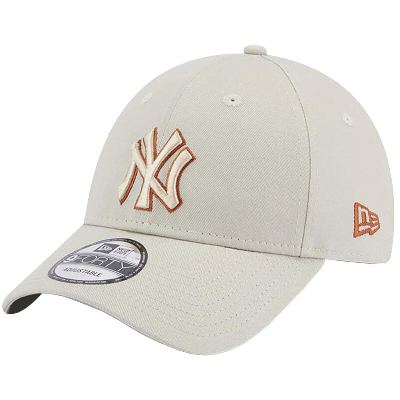 Férfi baseball sapka, New Era Team Outline 9FORTY New York Yankees Cap, bézs