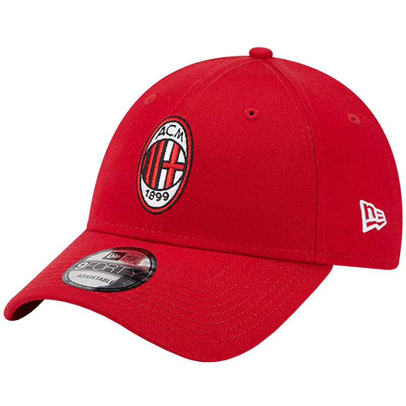 Férfi baseball sapka, New Era Core 9FORTY AC Milan Cap, piros