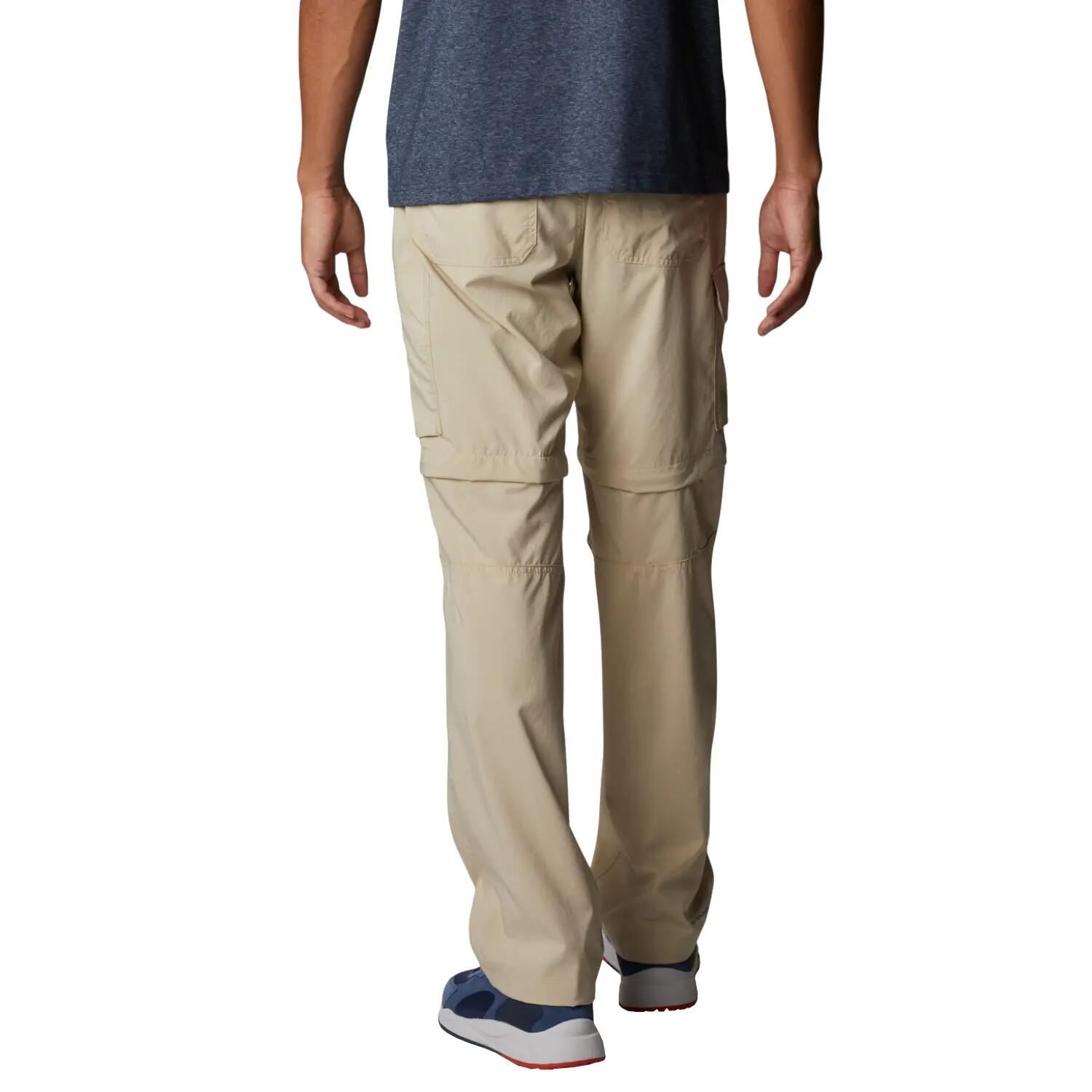 Férfi nadrág, Columbia Silver Ridge Utility Convertible Pant, bézs 3/4