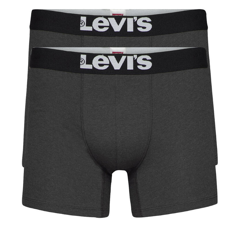 Férfi boxeralsó, Levi's Boxer 2 Pairs Briefs, szürke