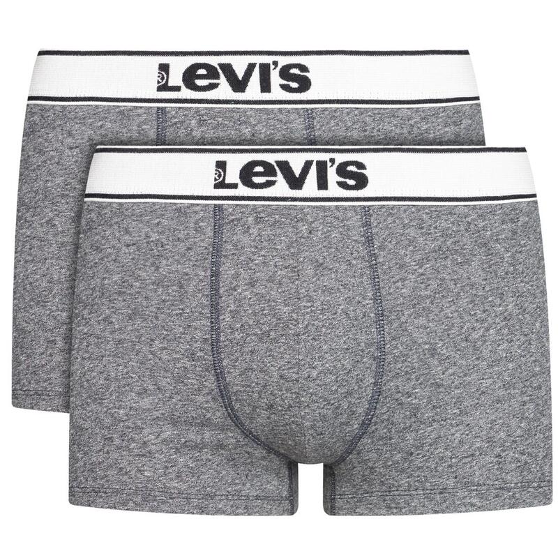 Férfi boxeralsó, Levi's Trunk 2 Pairs Briefs, szürke