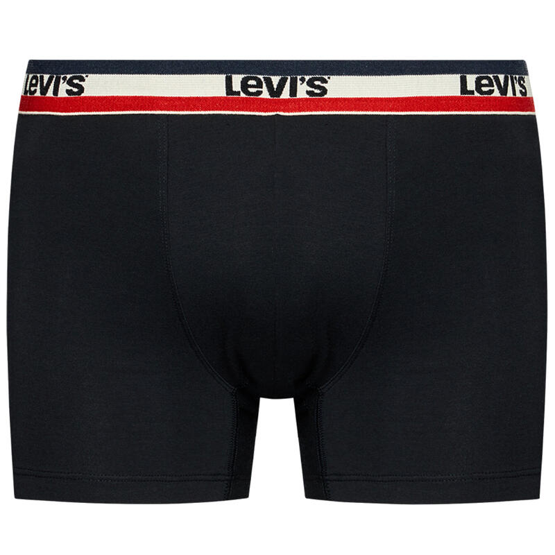 Férfi boxeralsó, Levi's Boxer 3 Pairs Briefs, fekete