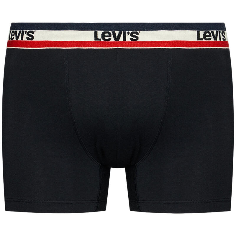 Férfi boxeralsó, Levi's Boxer 3 Pairs Briefs, fekete