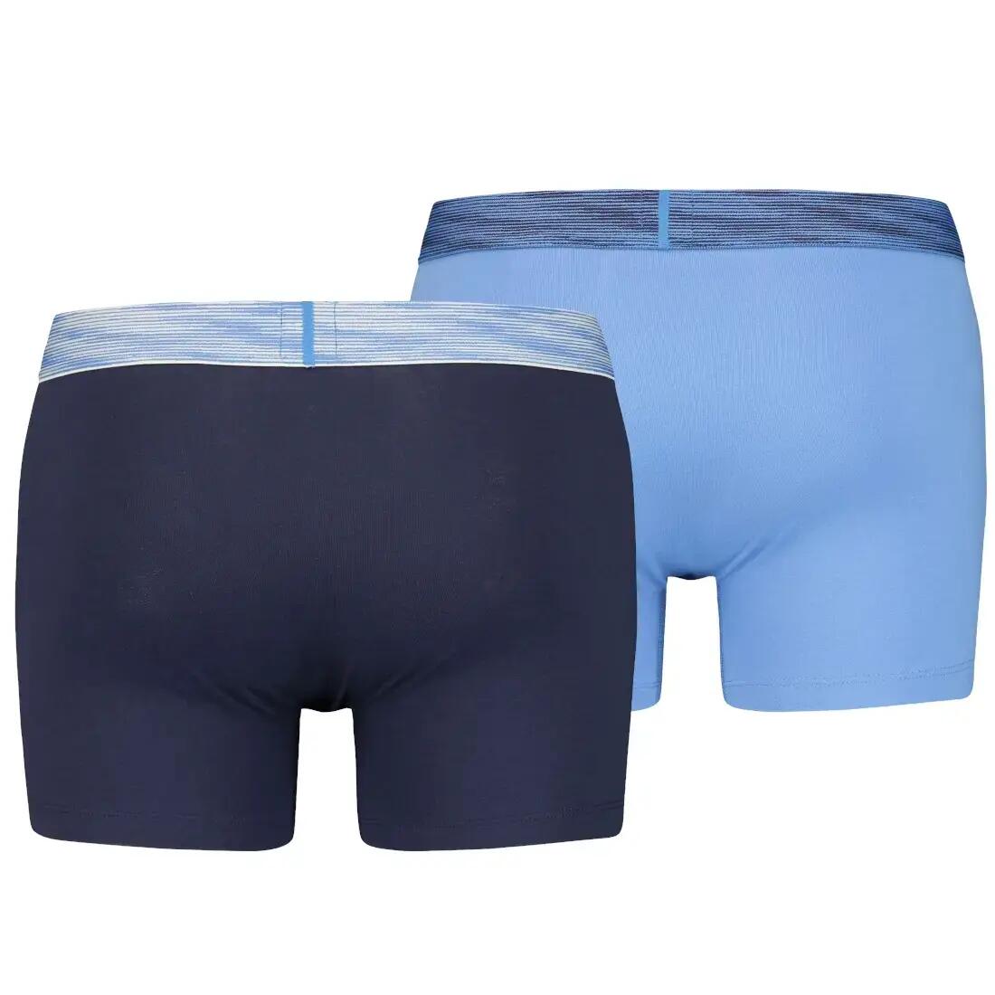 Férfi boxeralsó, Levi's Boxer 2 Pairs Briefs, sötétkék 2/2