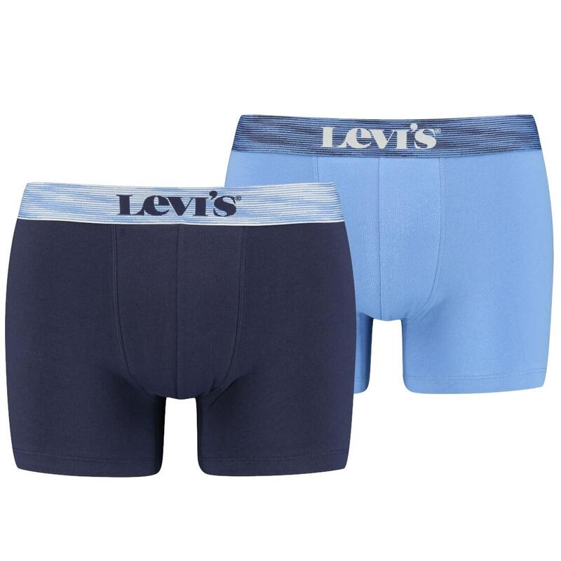 Férfi boxeralsó, Levi's Boxer 2 Pairs Briefs, sötétkék