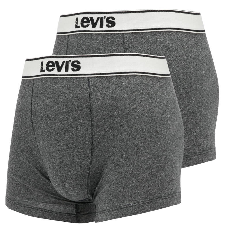 Férfi boxeralsó, Levi's Boxer 2 Pairs Briefs, szürke