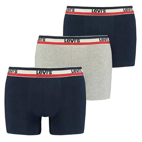 3er Pack Herren Levis SPRTSWR LOGO BOXER BRIEF Boxershorts Unterwäsche Pants