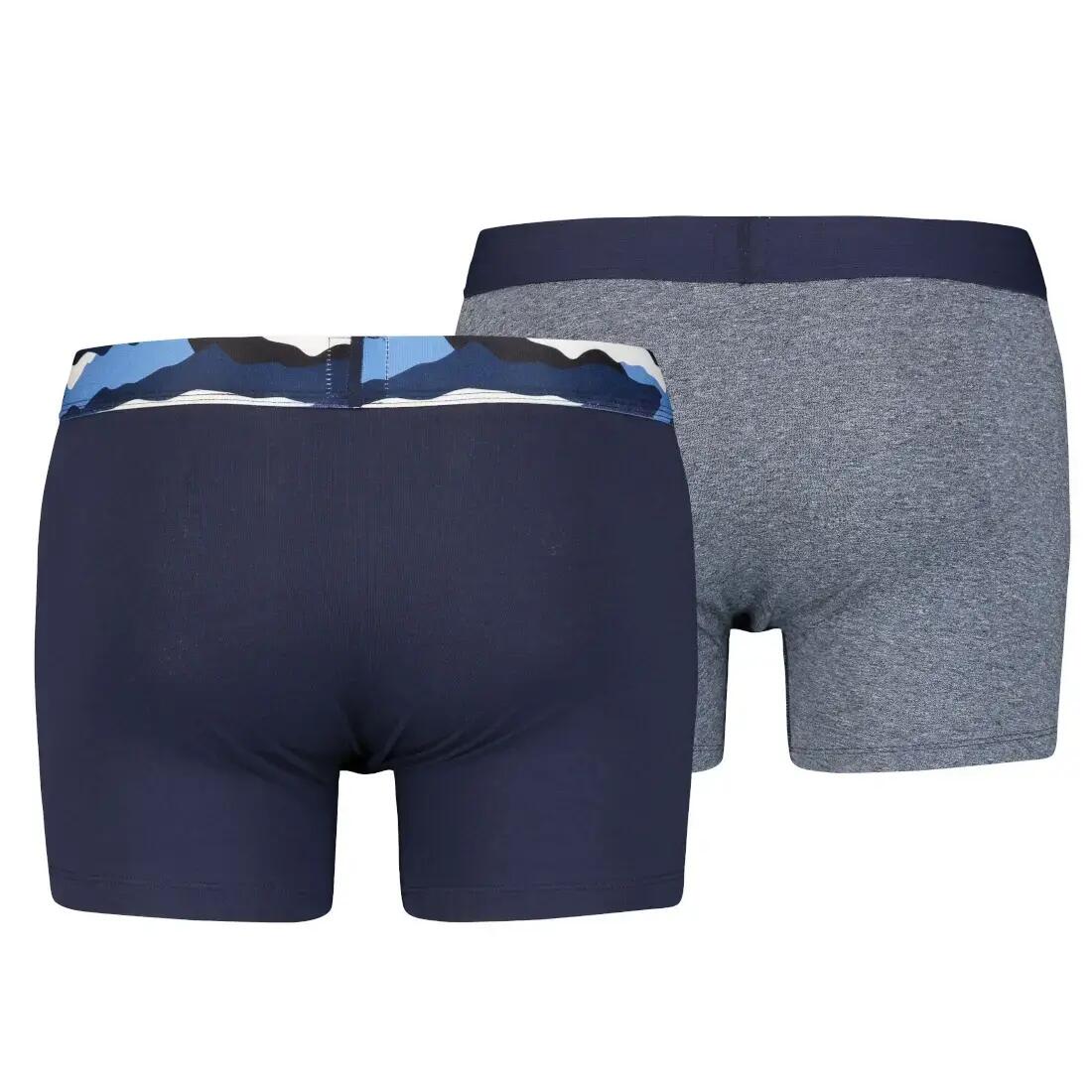 Férfi boxeralsó, Levi's Boxer 2 Pairs Briefs, sötétkék 2/2