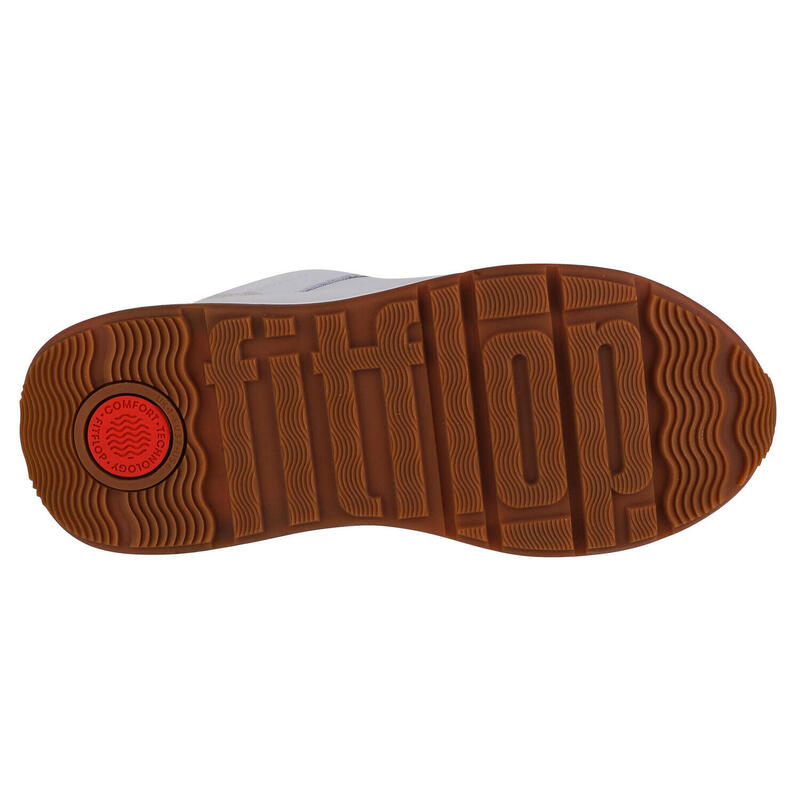 FITFLOP F-Mode Suede/Leren Sneakers  URBAN WIT 36
