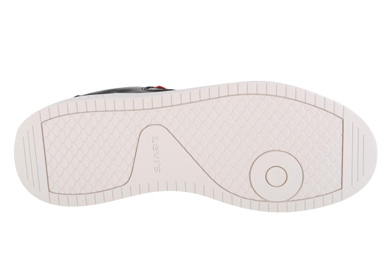 Zapatillas Levi's Glide de cuero negro 4/4