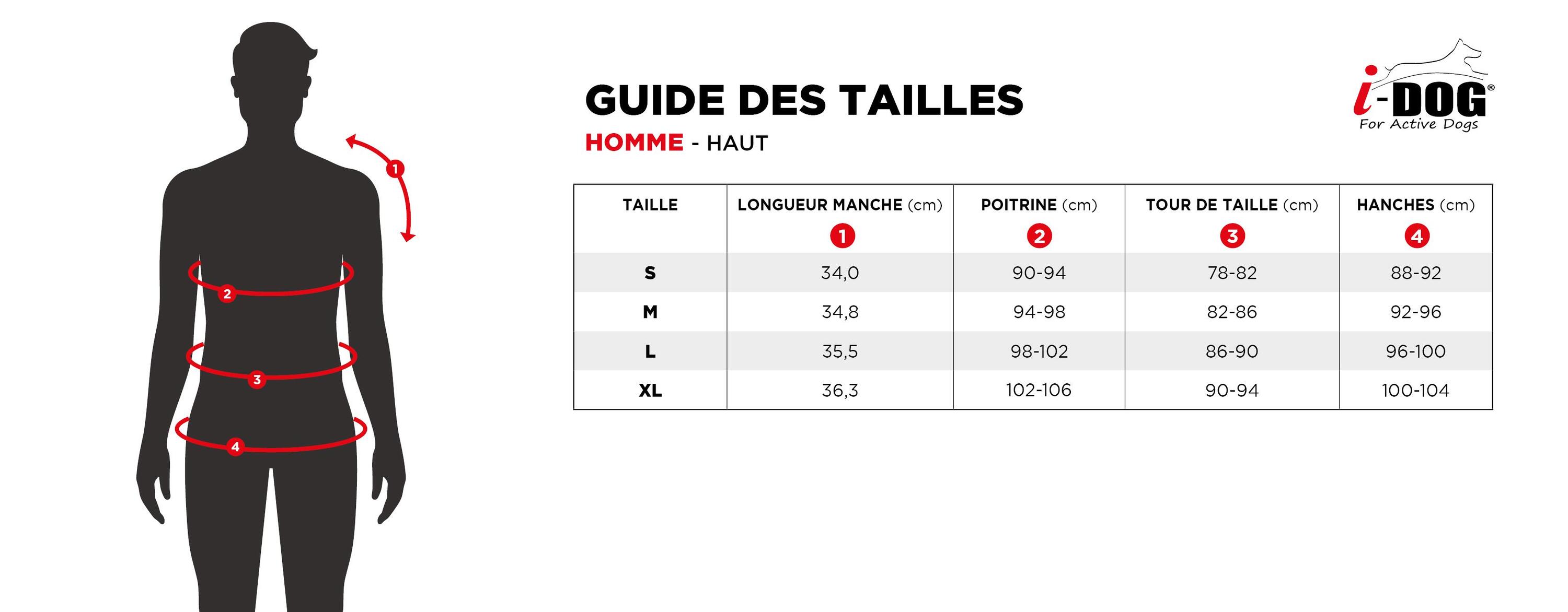 T-shirt I-DOG RIPSTRETCH DRY RAIDLIGHT Made In France homme noir 5/5