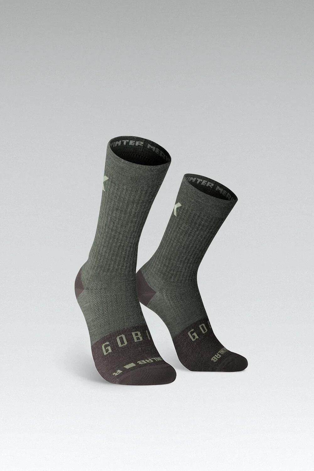 GOBIK Radsocken - Winter - Merino Olive