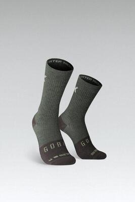 Fietssokken - winter - merino olive