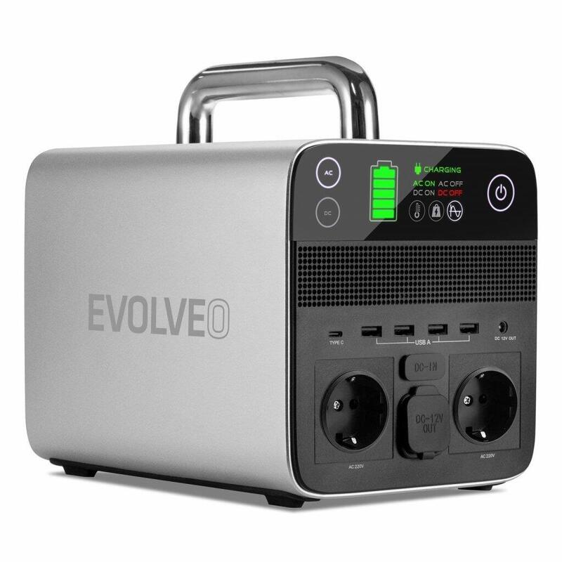 EVOLVEO PowerCharge 500, nabíjecí stanice, 512 Wh