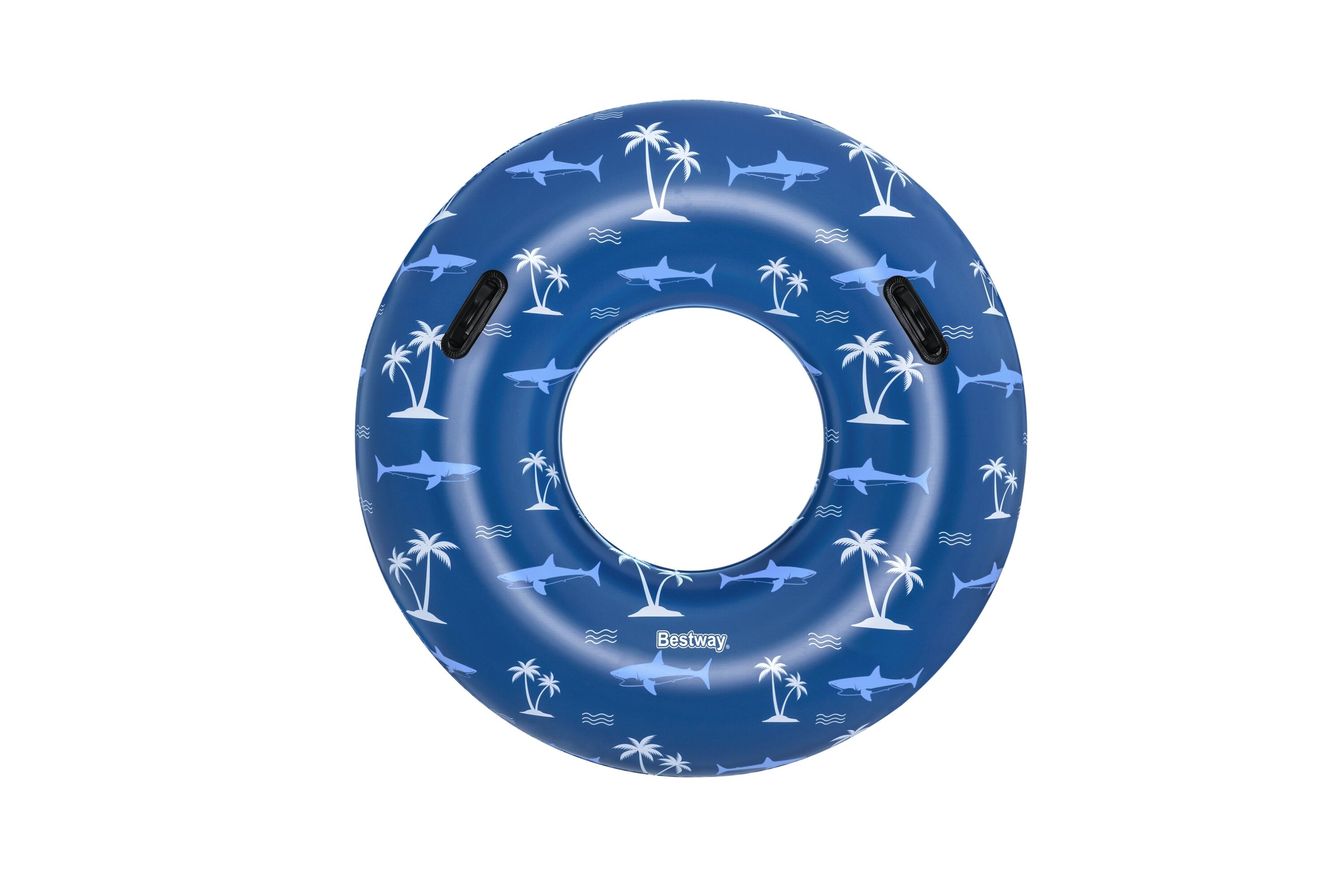 BESTWAY COLAC INOT GONFLABIL NAUTICAL 119 CM, Albastru 1/4