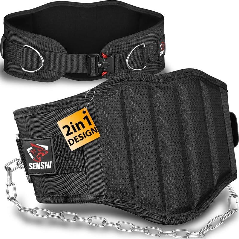 Senshi 2 in 1 Weight Lifting Belt & Dipping Belt 1/7